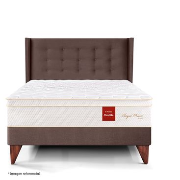 dormitorio-europeo-royal-prince-gold-flexible-chocolate-2-plazas