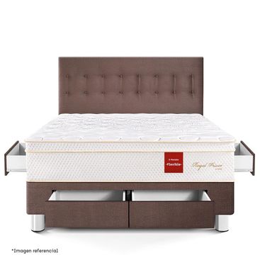 dormitorio-royal-prince-con-cajones-flexible-chocolate-king